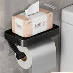 Stilvoller Toilettenpapierhalter mit Ablage für Ihr Bad