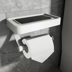 Stilvoller Toilettenpapierhalter mit Ablage für Ihr Bad