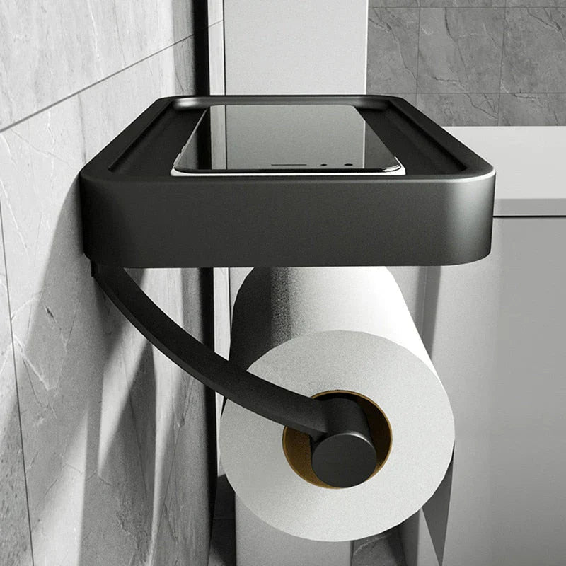 Stilvoller Toilettenpapierhalter mit Ablage für Ihr Bad