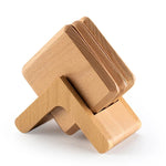 Elegant Wooden Coaster Set for Stylish Living