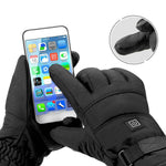 ThermoGrip beheizte Handschuhe – Wasserdichte Unisex-Handschuhe mit 3 Heizstufen und Touchscreen-Funktion