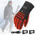 ThermoGrip beheizte Handschuhe – Wasserdichte Unisex-Handschuhe mit 3 Heizstufen und Touchscreen-Funktion