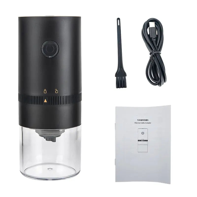 Elektrische Kaffeemühle | Anpassbare Mahlgrade | USB Wiederaufladbar | AromaMaster