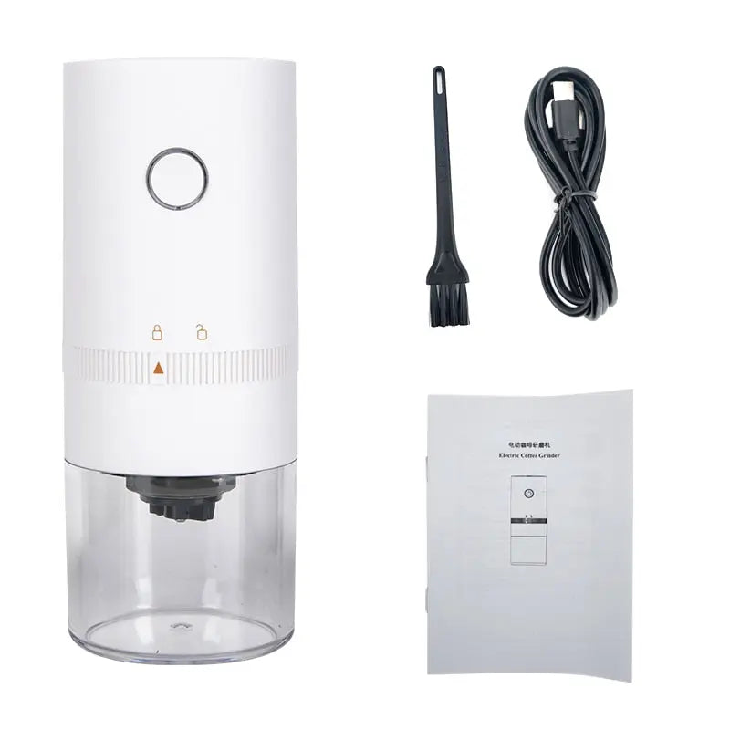 Elektrische Kaffeemühle | Anpassbare Mahlgrade | USB Wiederaufladbar | AromaMaster