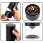 Elektrische Kaffeemühle | Anpassbare Mahlgrade | USB Wiederaufladbar | AromaMaster
