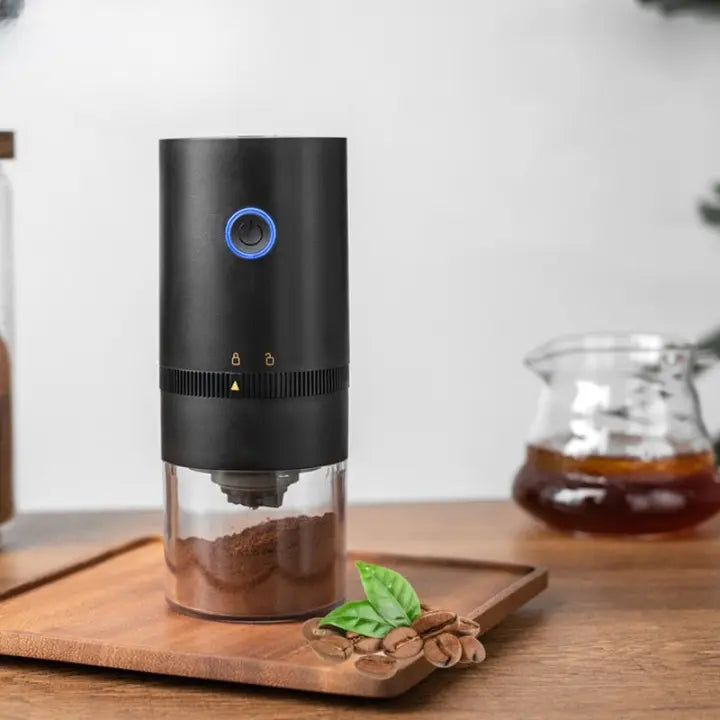 Elektrische Kaffeemühle | Anpassbare Mahlgrade | USB Wiederaufladbar | AromaMaster