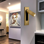 Wandlampe mit Flexibler Leselampe – Elegante LED Nachtlampe