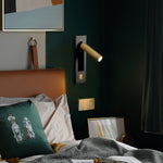 Wandlampe mit Flexibler Leselampe – Elegante LED Nachtlampe