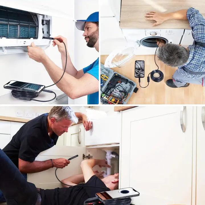 Flexibles Endoskop mit HD Kamera | 5 m Kabel für klare Sicht