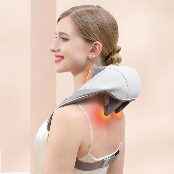 Intelligenter Nacken- und Schulter-Massager ohne Kabel mit Wärmefunktion