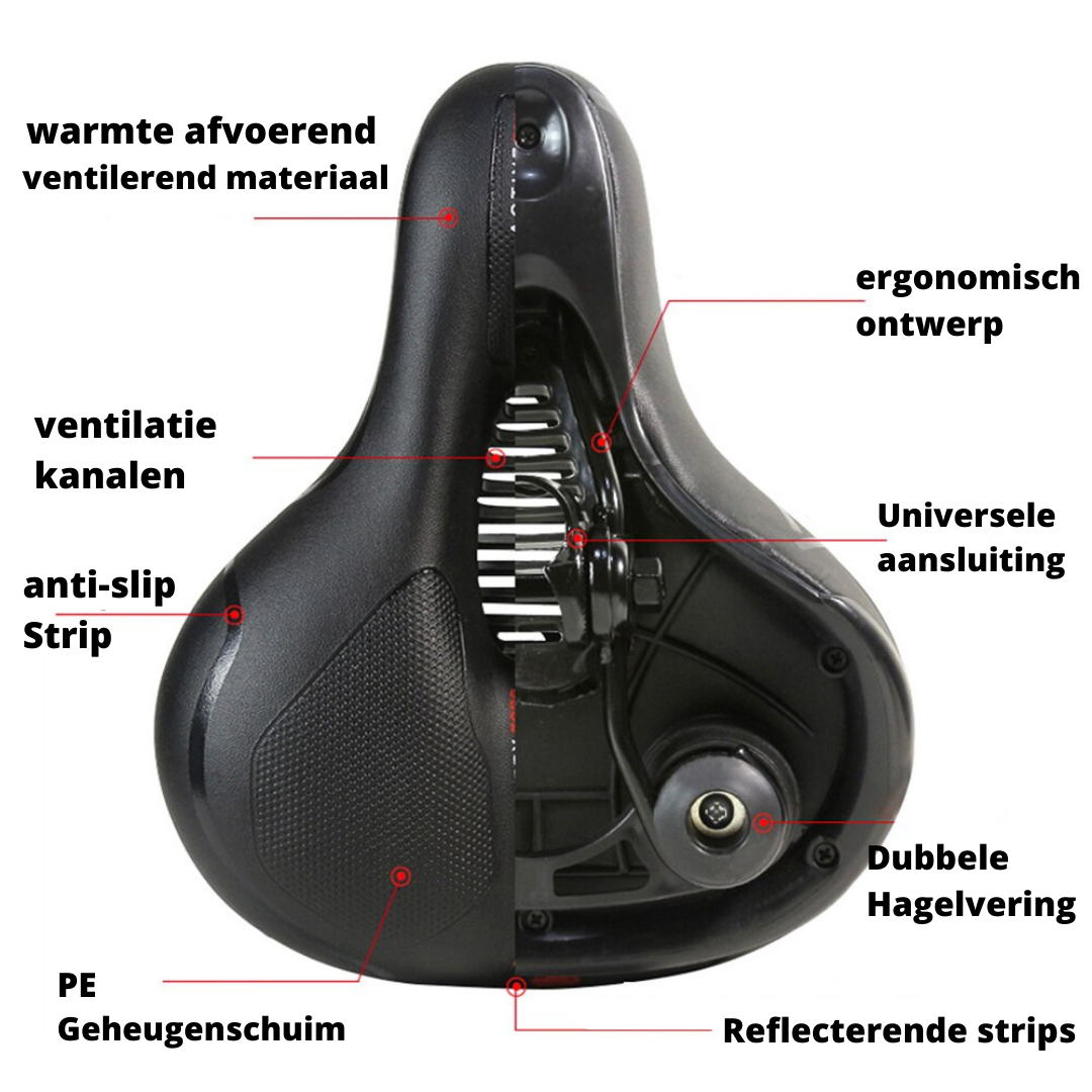 Comfortable Ergonomic Bicycle Saddle for Pain-Free Riding