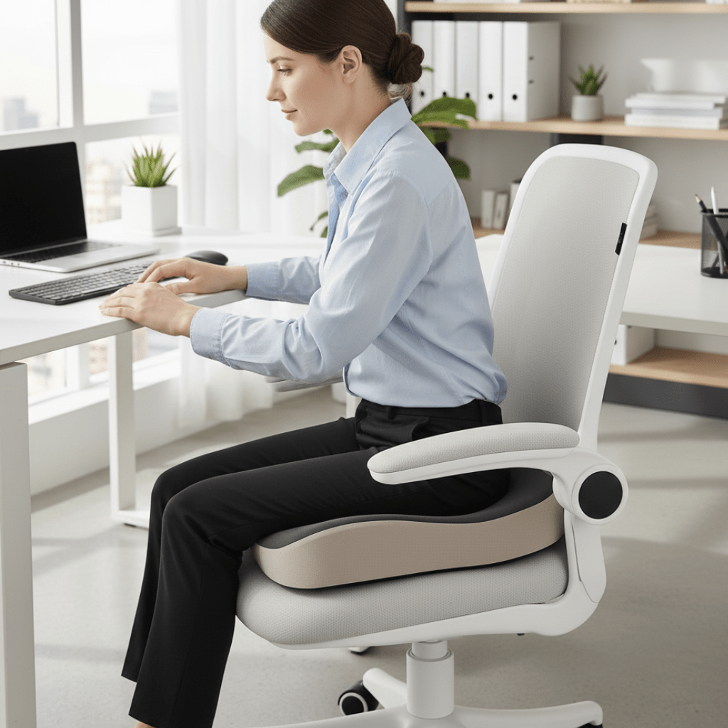 Ergonomisches Sitzkissen aus Memory-Schaum für Bürositz