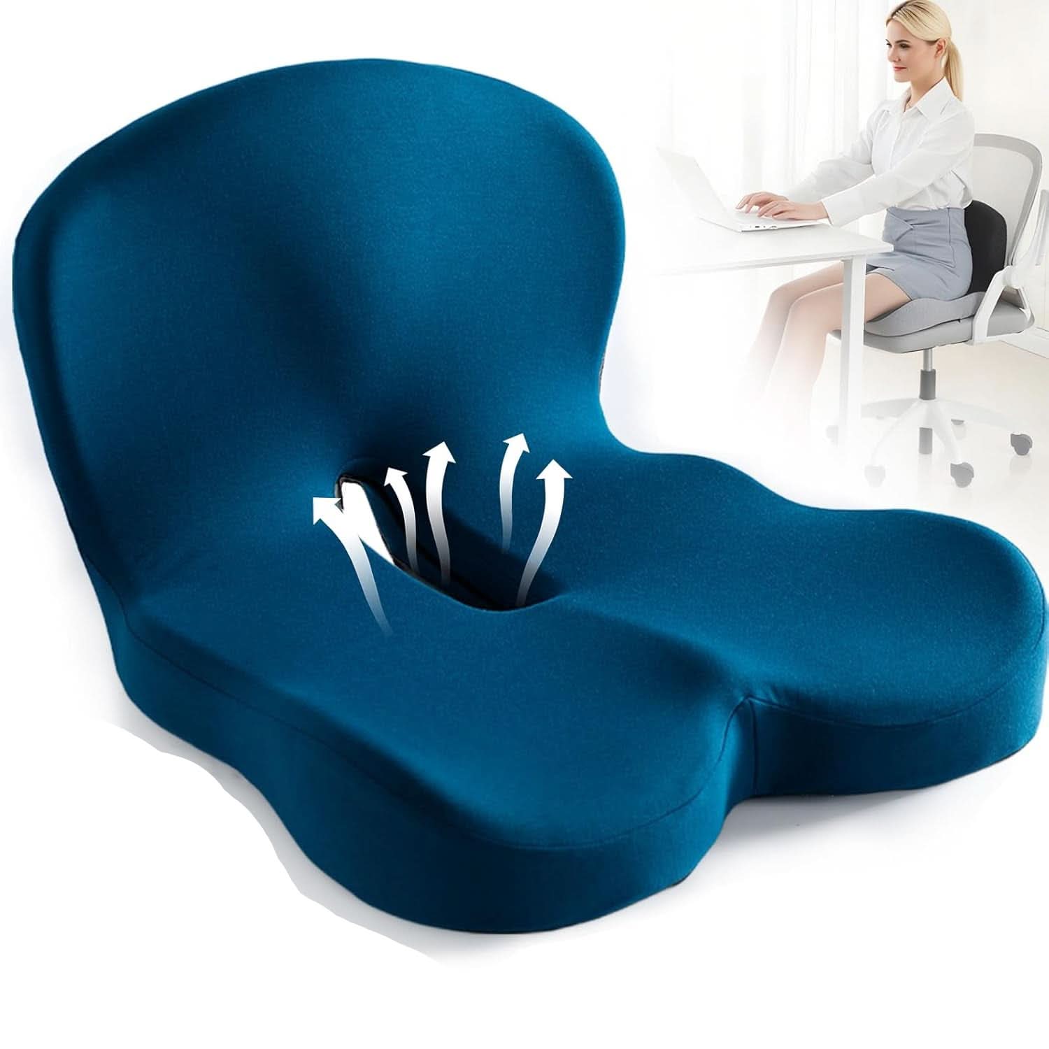ComfortPlus Seat Cushion – Ergonomic Cushion for Relaxed Sitting