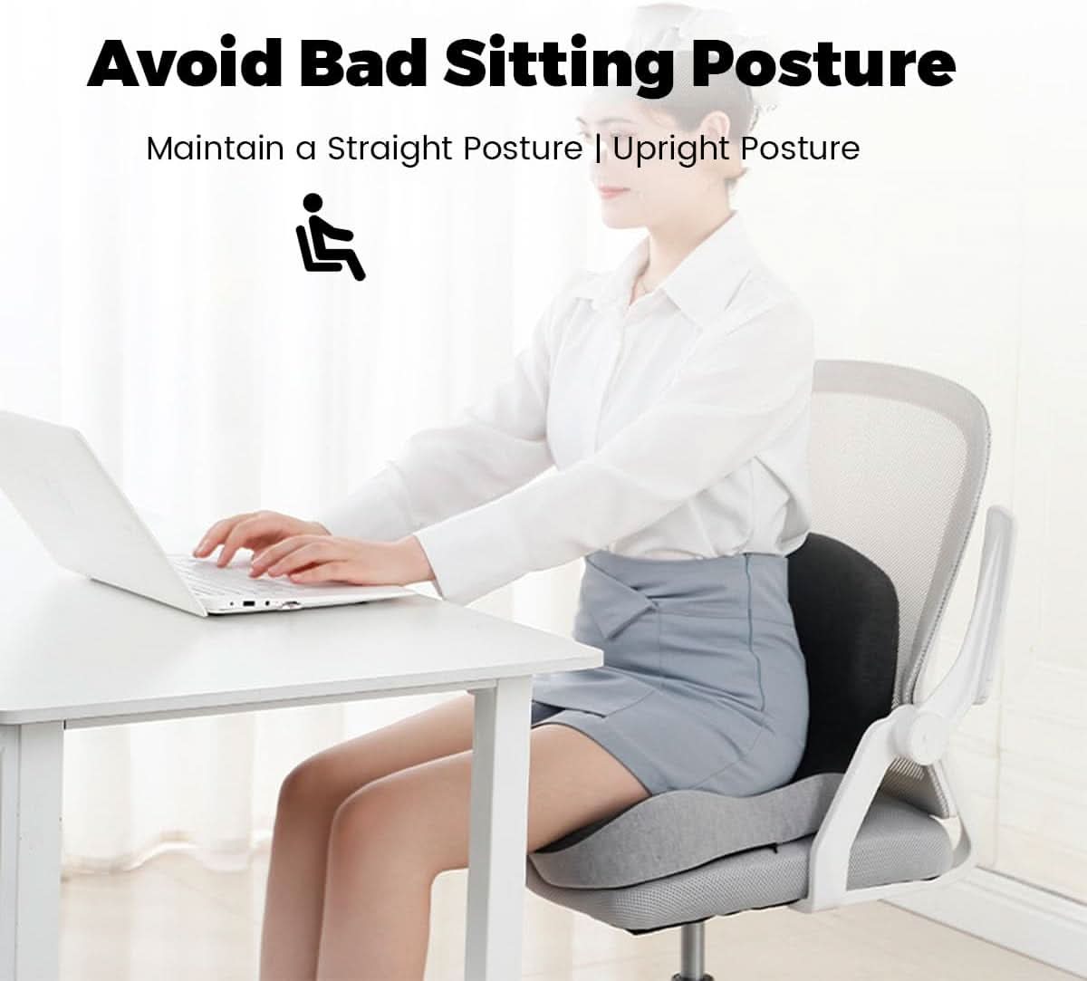 ComfortPlus Seat Cushion – Ergonomic Cushion for Relaxed Sitting