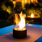 Dekorative Öllampe mit Flamme