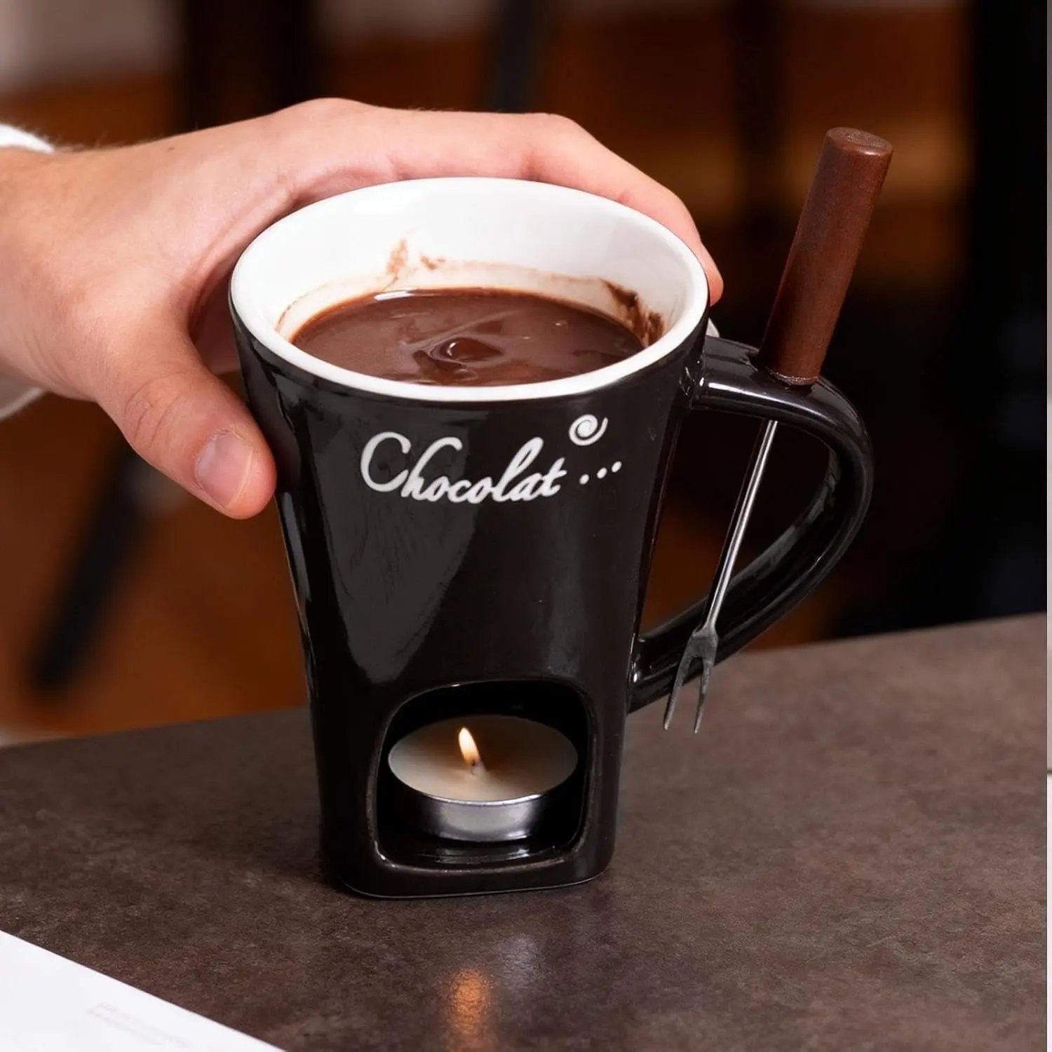 Eleganter Schokoladen-Fondue-Becher – Für unvergessliche Genussmomente