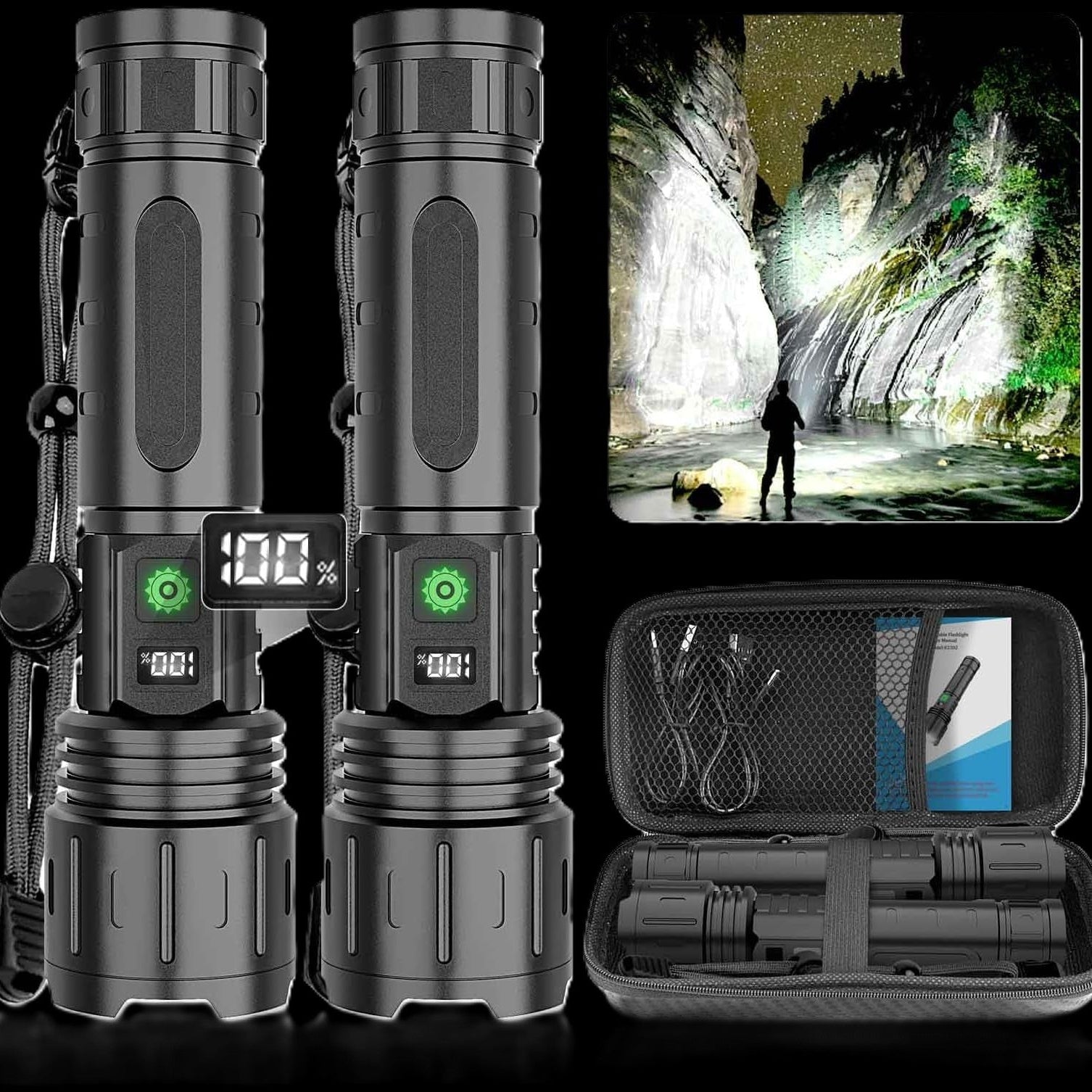 Ultrahelle LED-Taschenlampe für Alle Abenteuer