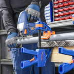 Praktisches 2er Set Klemmen | Einhandbedienung | Stabile Halterung