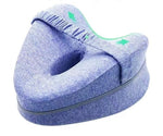 Ergonomic sleeping pillow for optimal back comfort