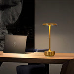 Kabellose LED-Tischlampe mit Touch-Dimmer – Aluminium, IP44