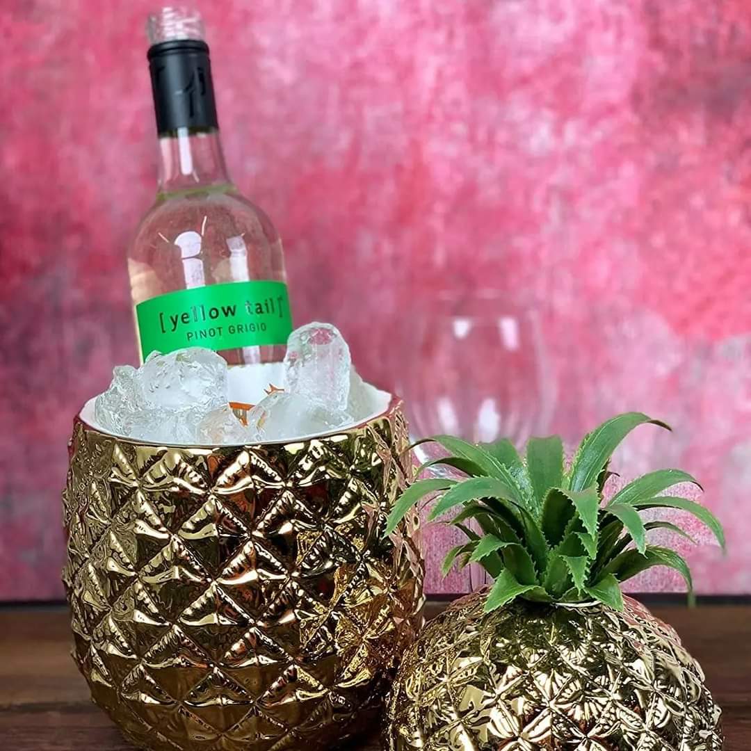 Ananas-Motiv Aufbewahrungset mit Stil