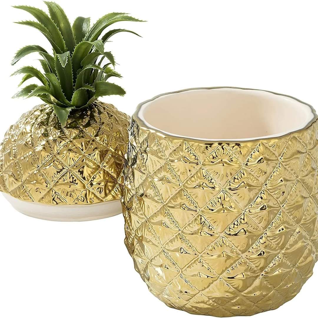 Ananas-Motiv Aufbewahrungset mit Stil