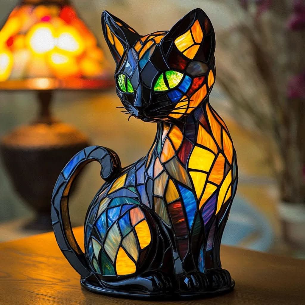 Katzenfreundliche LED-Nachtlampe mit Sanftem Licht und Charmantem Design
