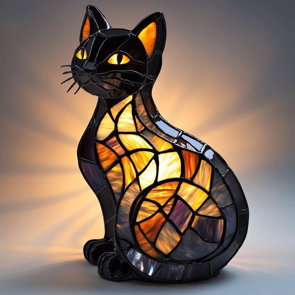 Katzenfreundliche LED-Nachtlampe mit Sanftem Licht und Charmantem Design
