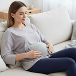 Tragbares Wärme-Kissen | Wiederaufladbar über USB | 3 Heizstufen | Ergonomischer Bauch- & Rückenwärmer | Mit automatischer Abschaltung