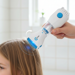 Effizienter Kopflausentferner | Hygienisches Vakuumsystem | Edelstahlzinken | Chemiefreie Behandlung | LED-Lichtkontrolle | Hygiene-Filter inklusive