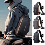 Sichere Umhängetasche mit USB-Ladefunktion