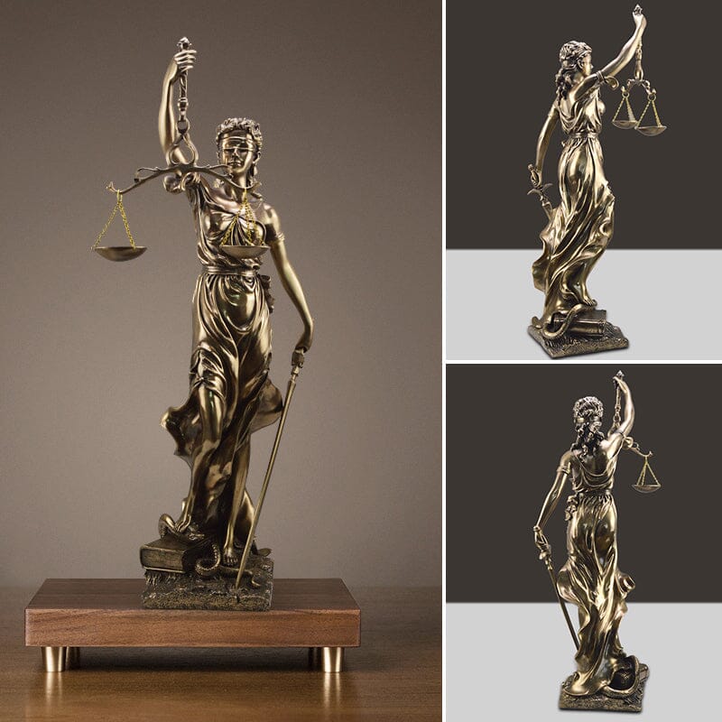Elegant Statue of Justice – Symbol of Fairness and Order
