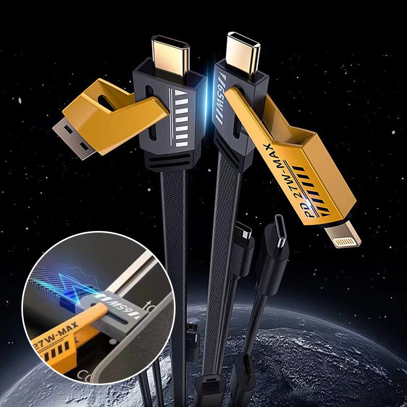4-in-1 Schnellladekabel 65W PD