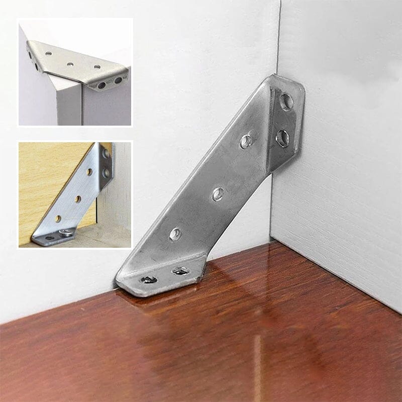 Stabile Möbel-Eckverbinder aus Edelstahl für perfekte Unterstützung