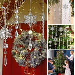 Kristall Weihnachtsdekoration in Schneeflockenform