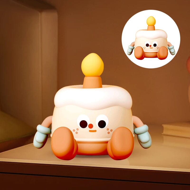 Nachtlicht in Kuchenform