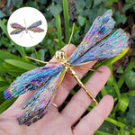 Libelle aus Tourmalin und Kyanit