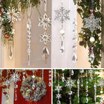Kristall Weihnachtsdekoration in Schneeflockenform