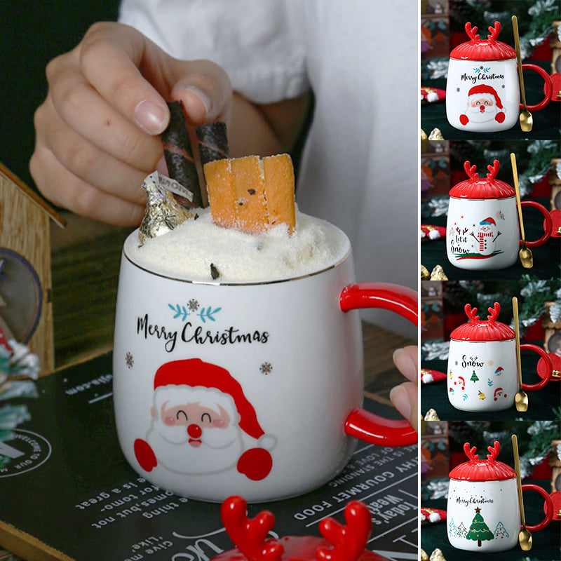 Weihnachtsbecher mit festlichem Design
