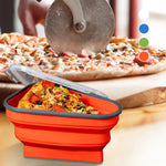 Zusammenklappbarer luftdichter Behälter für Pizza