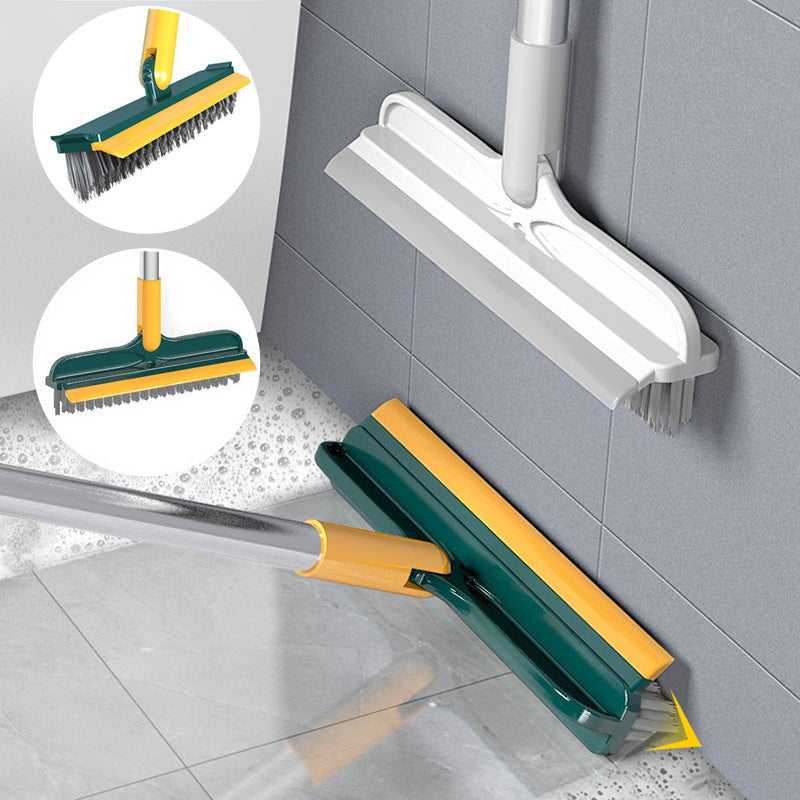 2-in-1 Bodenreinigungsbürste mit Schrubber