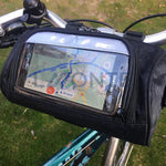 Praktische Lenker-Tasche für Fahrräder mit Touchscreen-Fenster