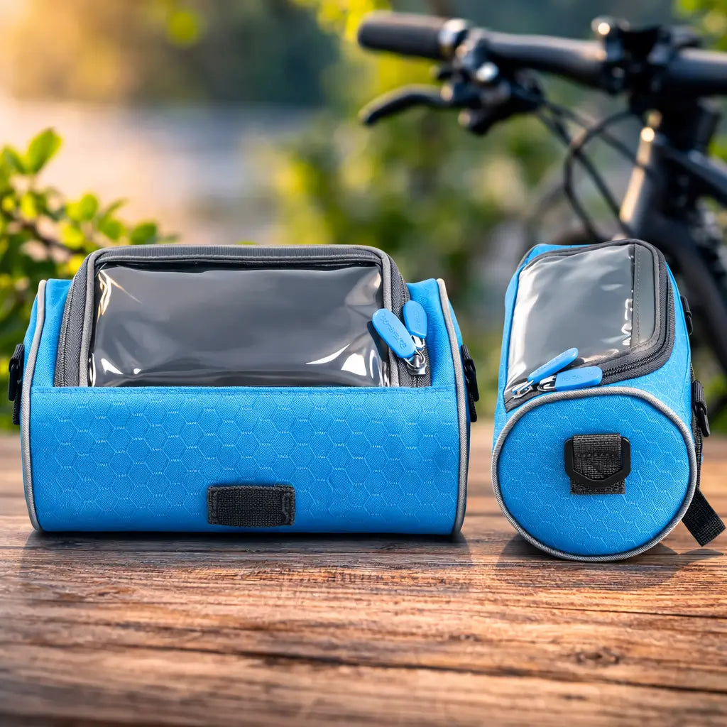 Wasserdichte Fahrradtasche mit Touchscreen für Lenker