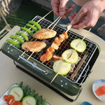 Mobile Stainless Steel Folding Grill for Unforgettable BBQ Moments