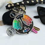Farbspiel Fidget | Drehbarer Emaille-Anstecker | Kreatives Design