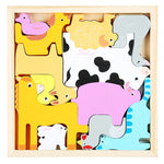 Holzpuzzle mit Formen – 2 kaufen, 1 gratis erhalten