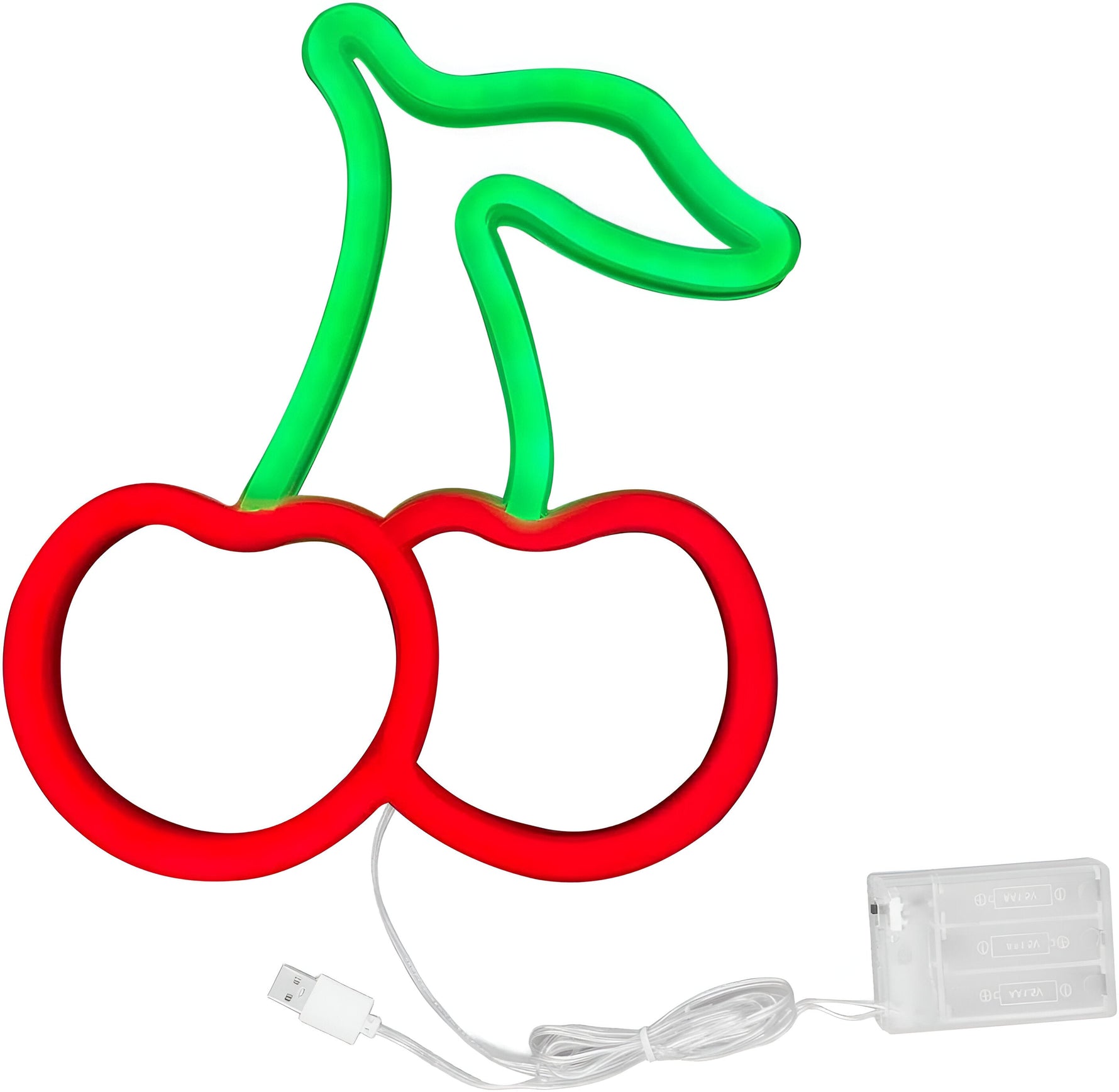 Schnelles Essen LED Neonlicht – Bunte Wanddekoration mit USB-Anschluss