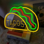 Schnelles Essen LED Neonlicht – Bunte Wanddekoration mit USB-Anschluss
