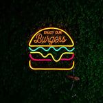 Schnelles Essen LED Neonlicht – Bunte Wanddekoration mit USB-Anschluss