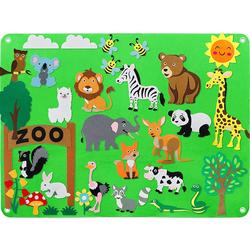 FeltFarm - Interactive Felt Game Board for Children